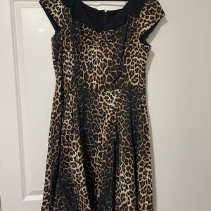 Hell Bunny Leopard Print Dress